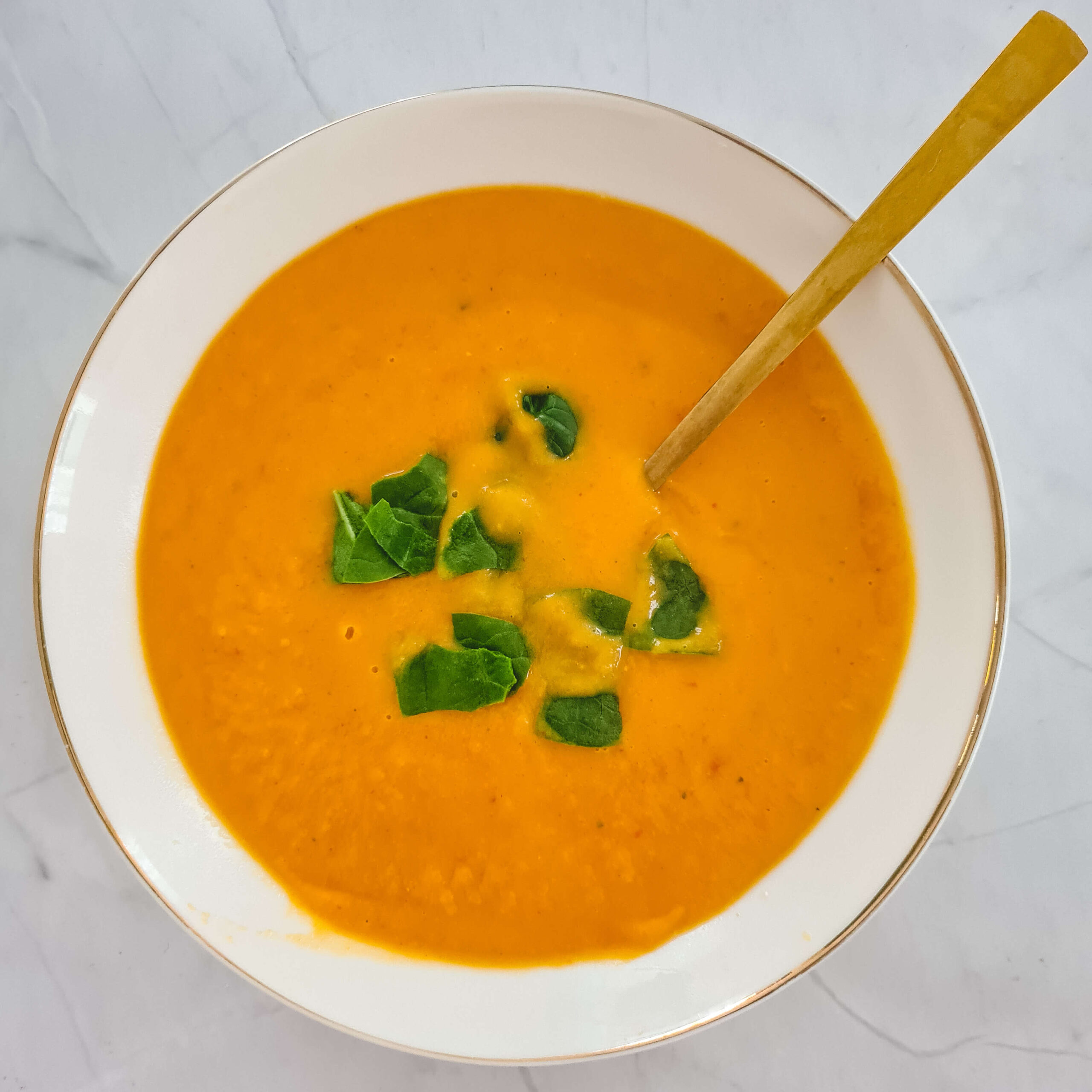Zoete aardappelsoep Zoete aardappelsoep - heerlijk als lunch of als avondeten