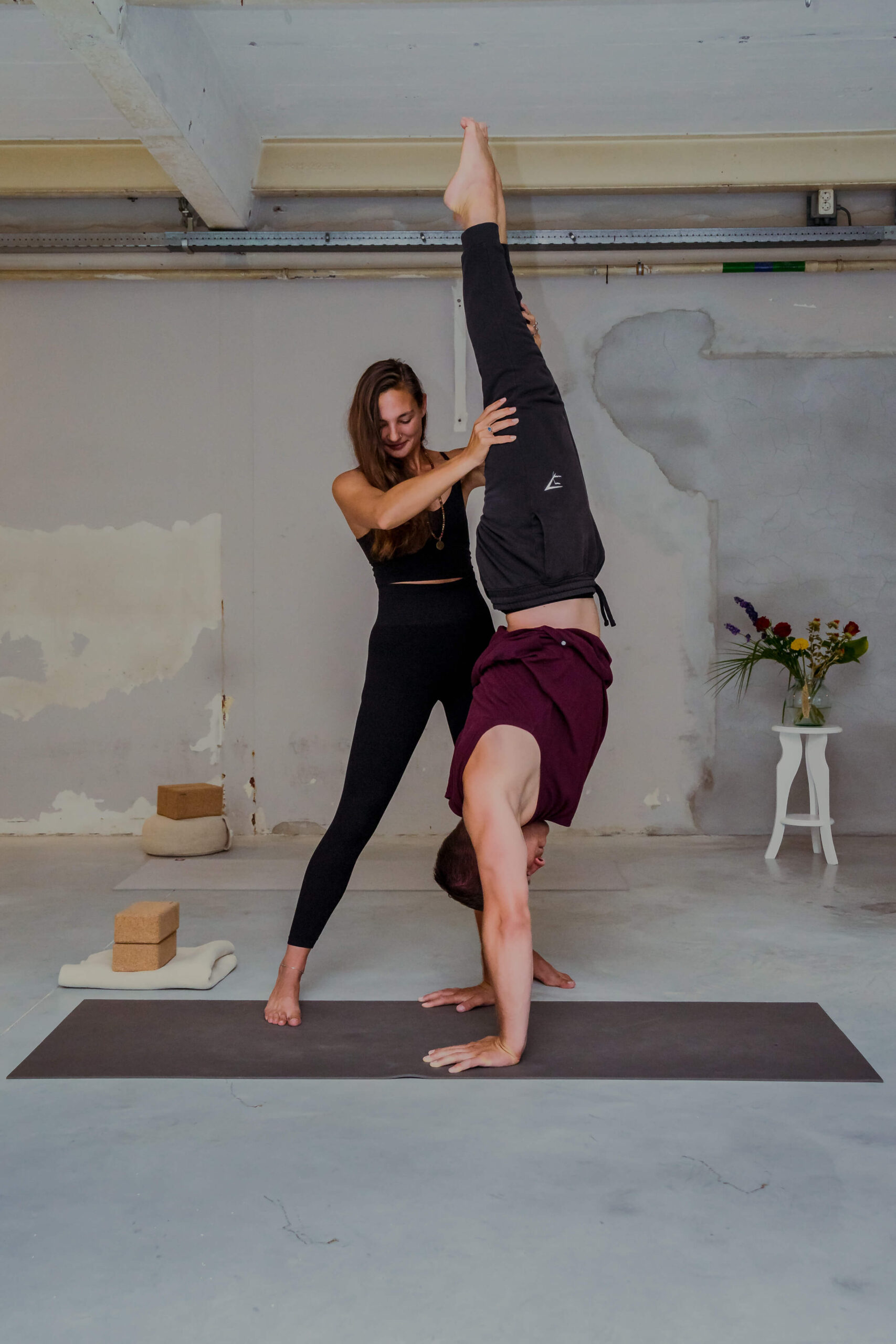 Een-op-een yoga start met yoga